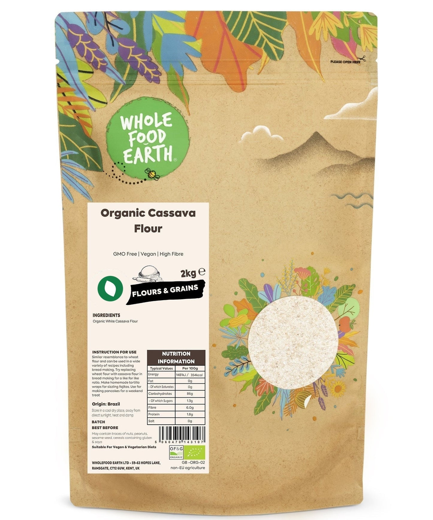 Organic Cassava Flour
