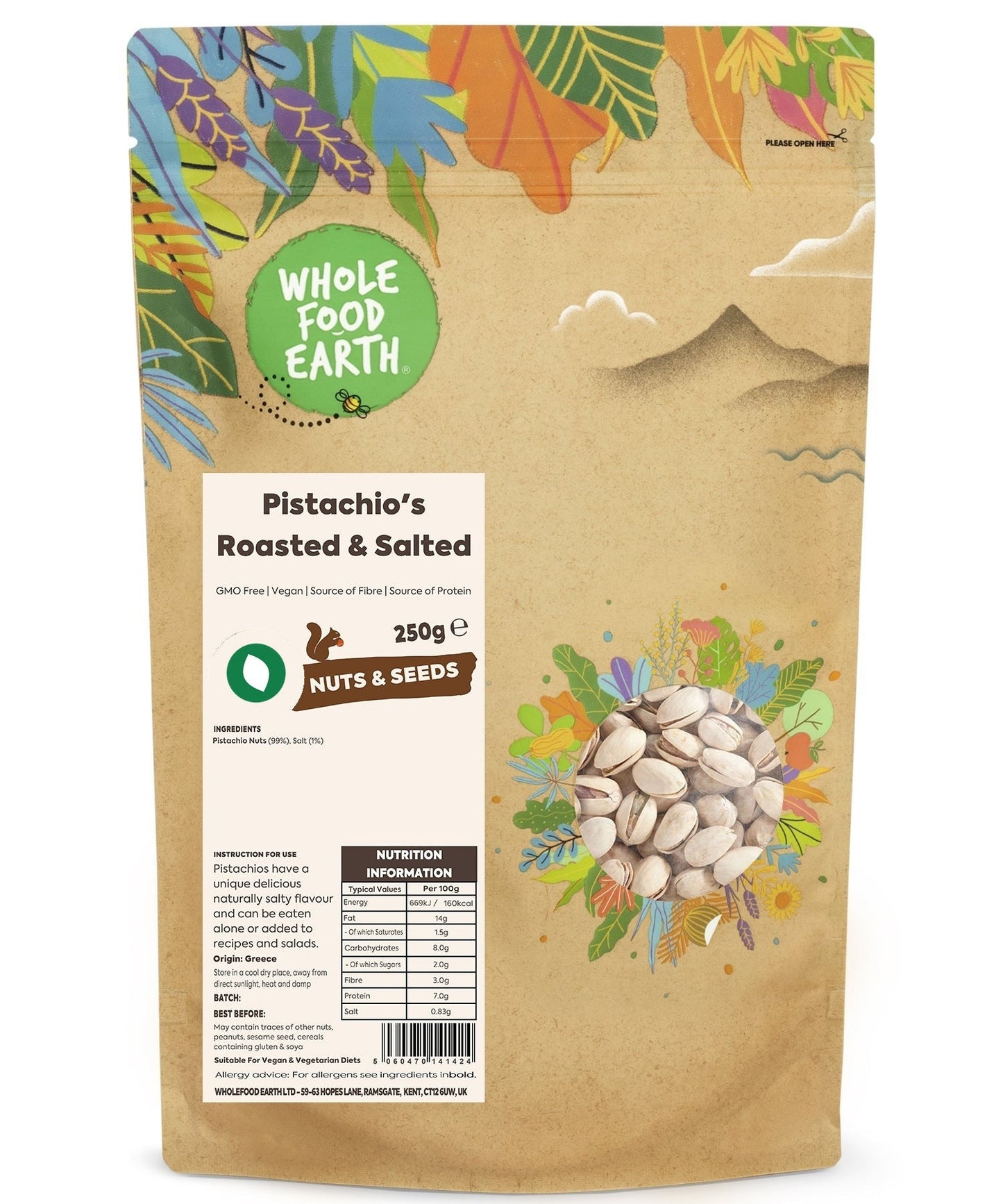 Pistachios Roasted & Salted