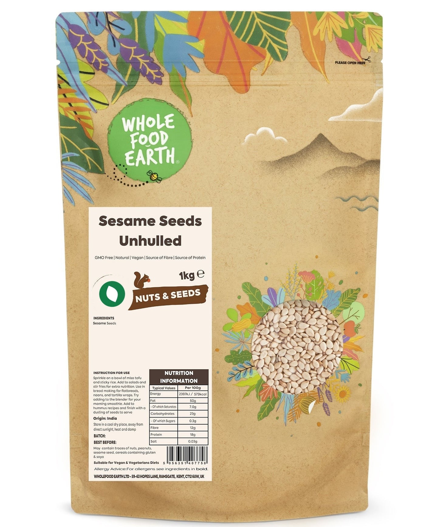 Sesame Seeds Unhulled