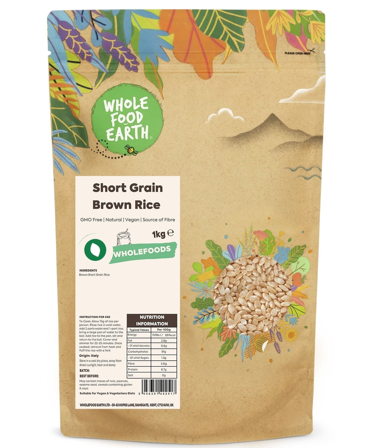 Short Grain Brown Rice