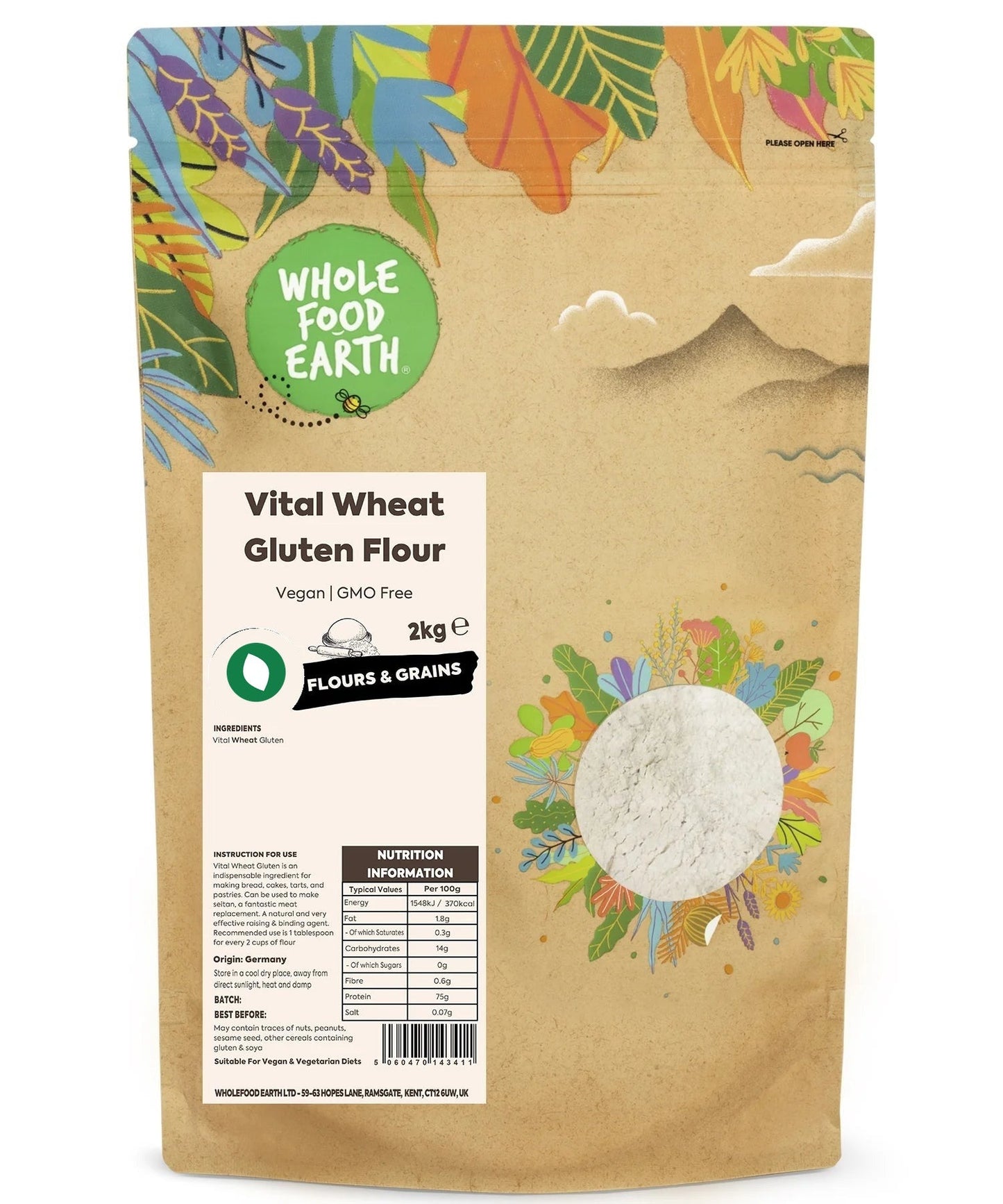 Vital Wheat Gluten Flour - Serious Grains
