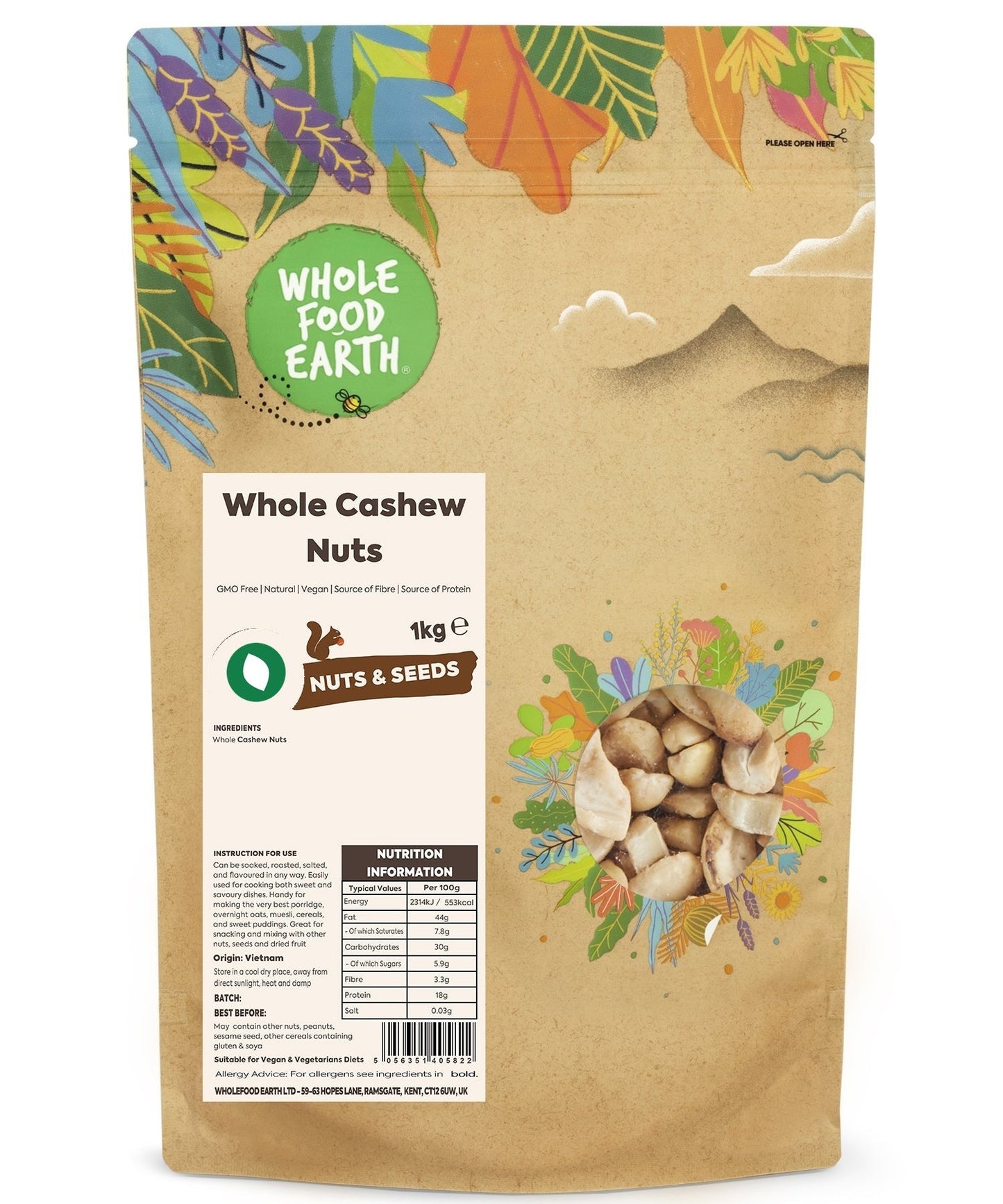 Whole Cashew Nuts