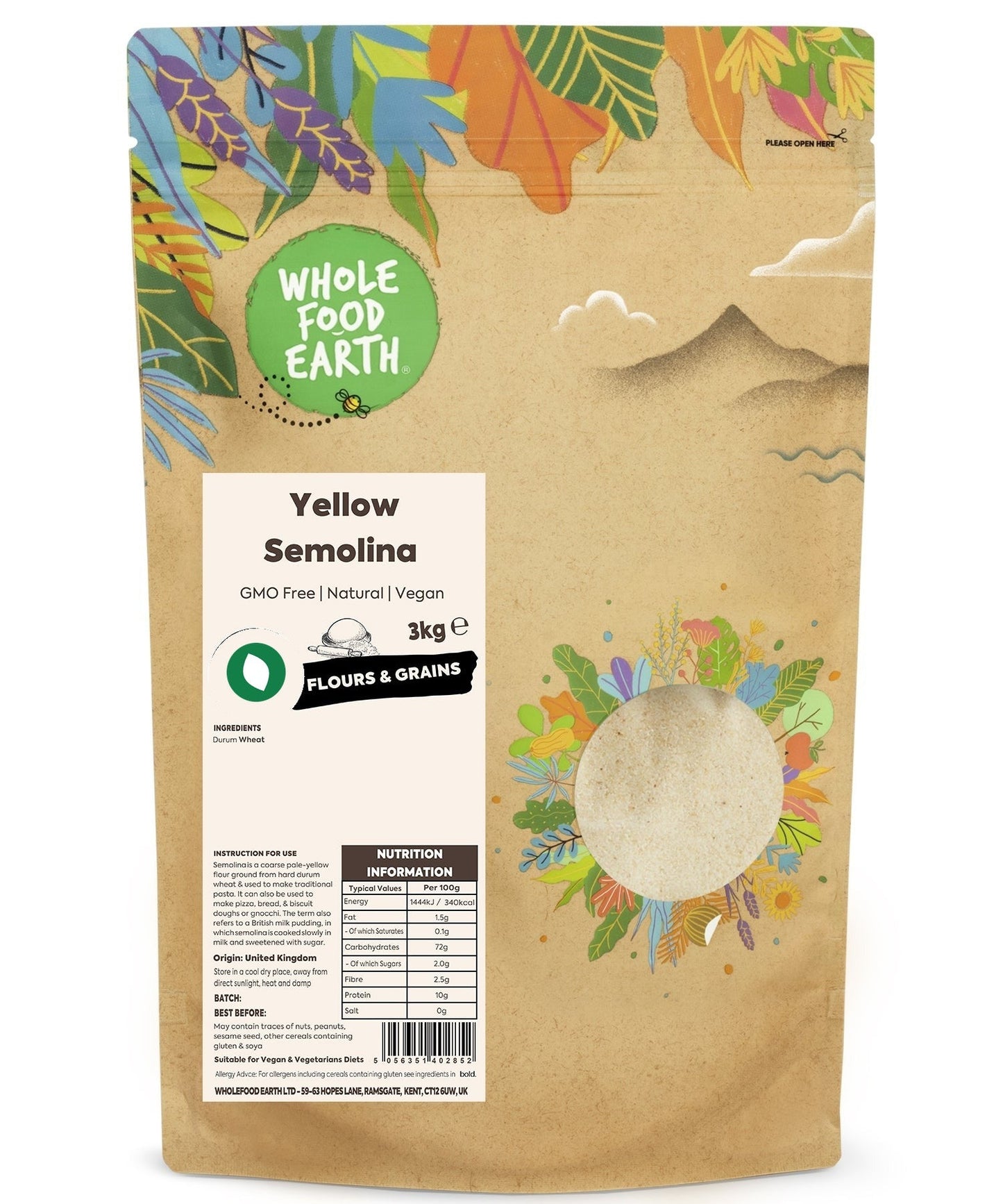 Yellow Semolina