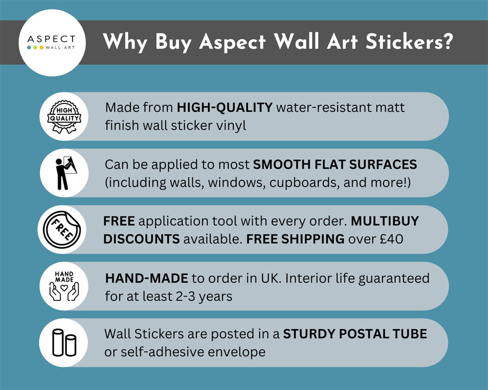 Star Wall Stickers (68 Stars in 4 Sizes) - Kids Nursery Star Decals