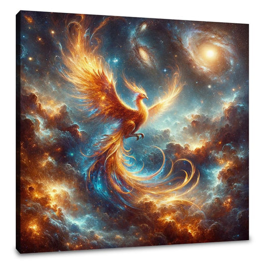 Phoenix of the Cosmos Canvas