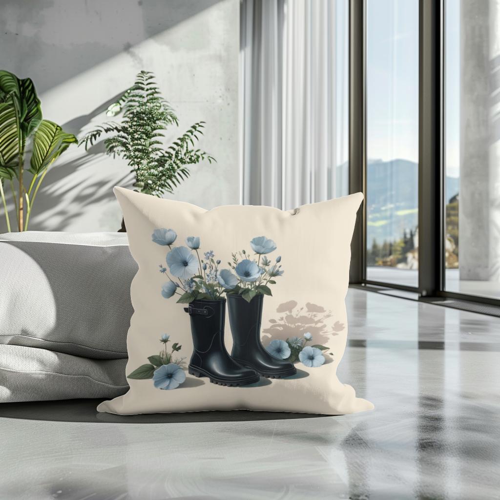 Spring's Gentle Steps Cotton Cushion
