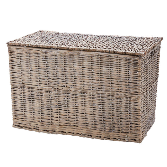 Wovenhill Wicker Grey Wash Hamper
