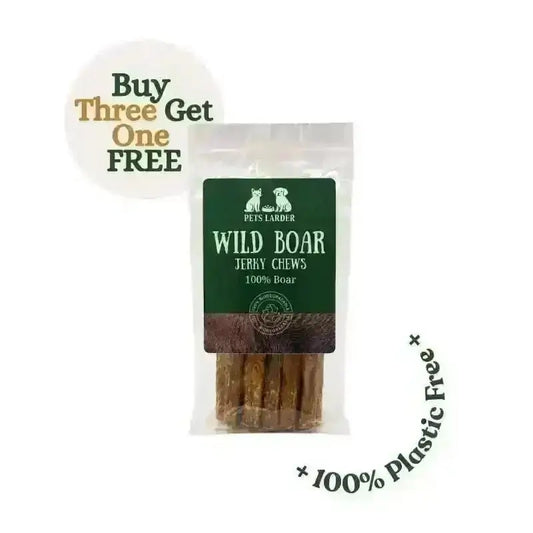 Wild Boar Strips for Dogs | 100% Wild Boar