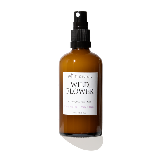 Wild Flower - Organic Rose Water Facial Toner with Witch Hazel