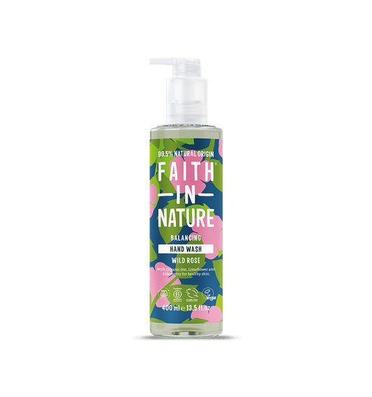 Wild Rose Hand Wash 400ml – 99.5% Natural Origin