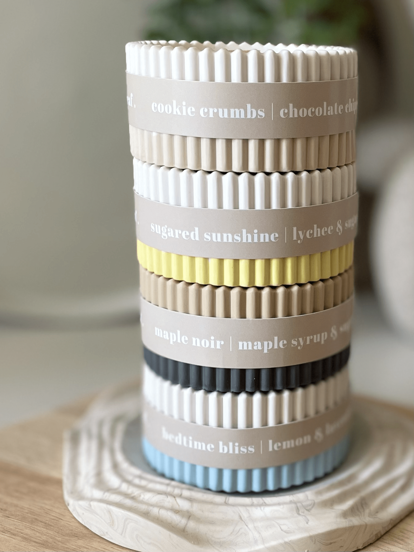 Wildflower Stoneware Soy Candle – Eco-Friendly Floral Home Fragrance
