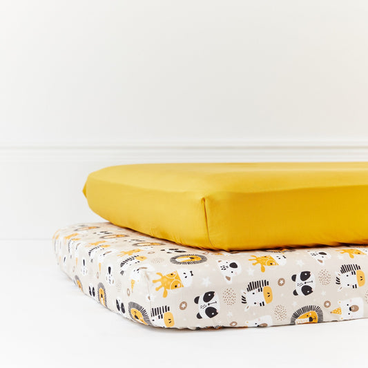 Wildlife Organic Cotton Fitted Sheet