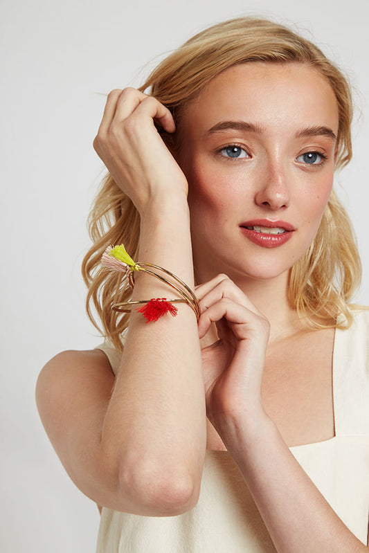 Wilma 3 Tassel Bracelets