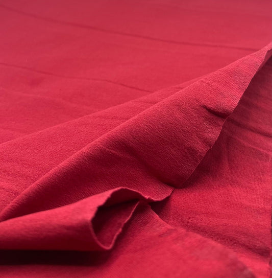 Wine Cotton Stretch Jersey 200 GSM 95/5 Lycra 4 Way Stretch