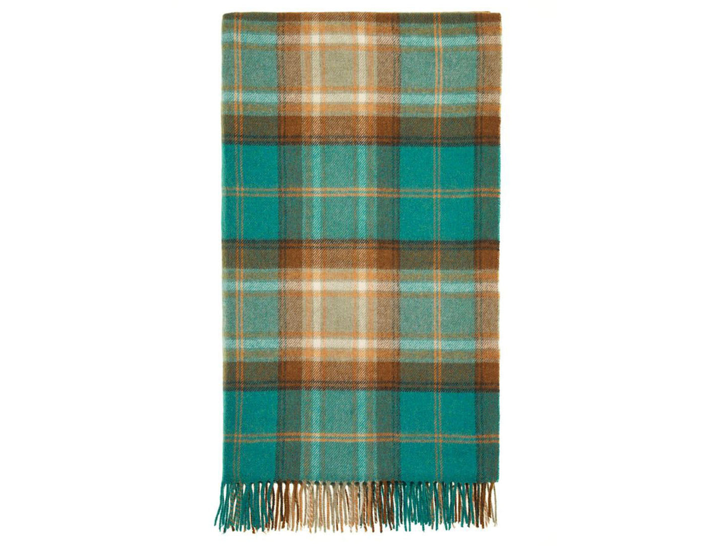 Winterton Merino Lambswool Throw - Jade