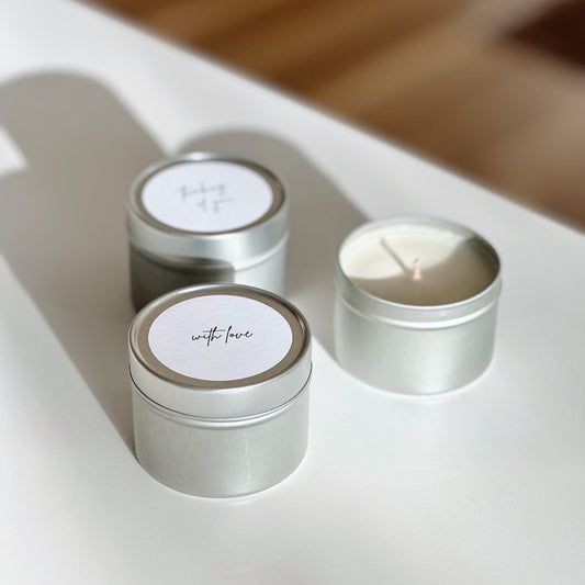 Travel Size 'With Love' Candle