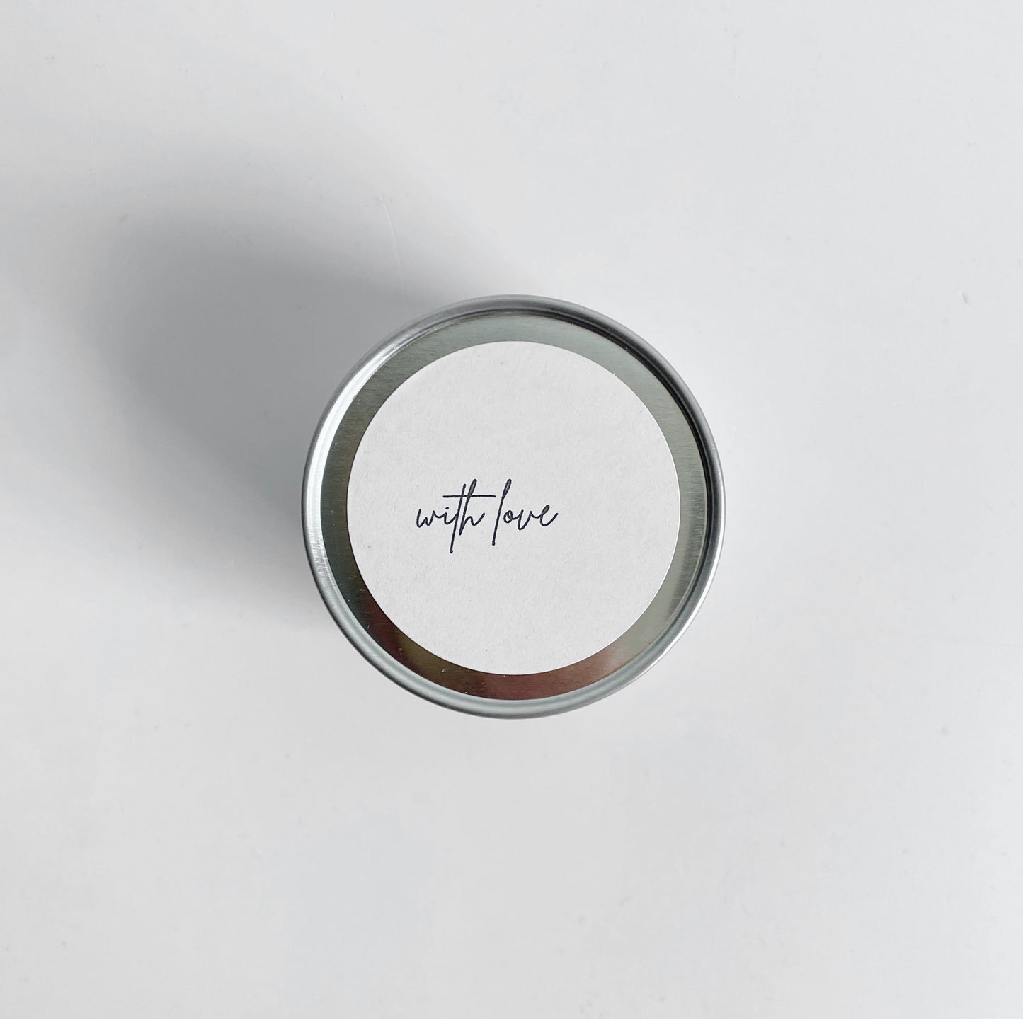 Travel Size 'With Love' Candle