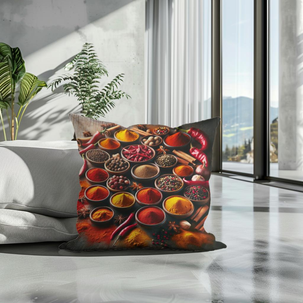 Spice Bazaar Palette Cotton Cushion