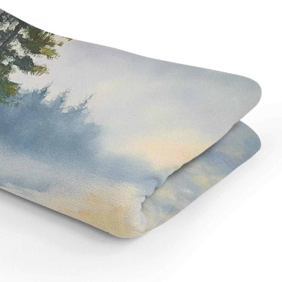 Misty Morning Reflections Blanket
