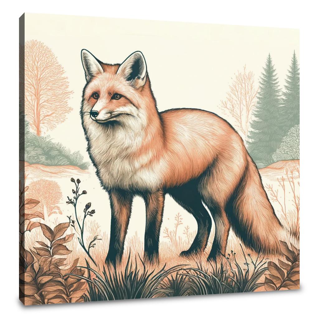 Forest Fox Canvas