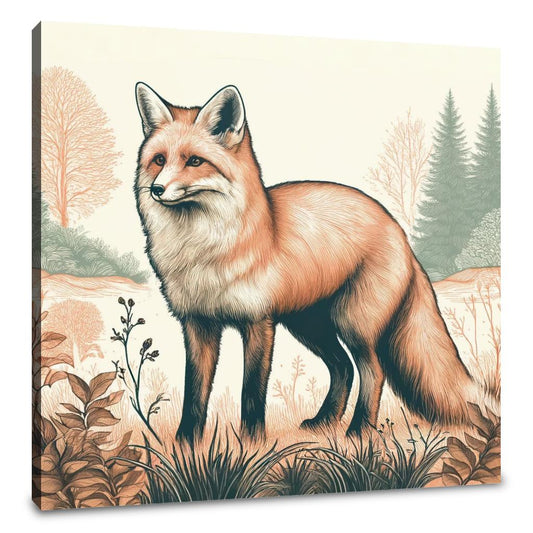 Forest Fox Canvas