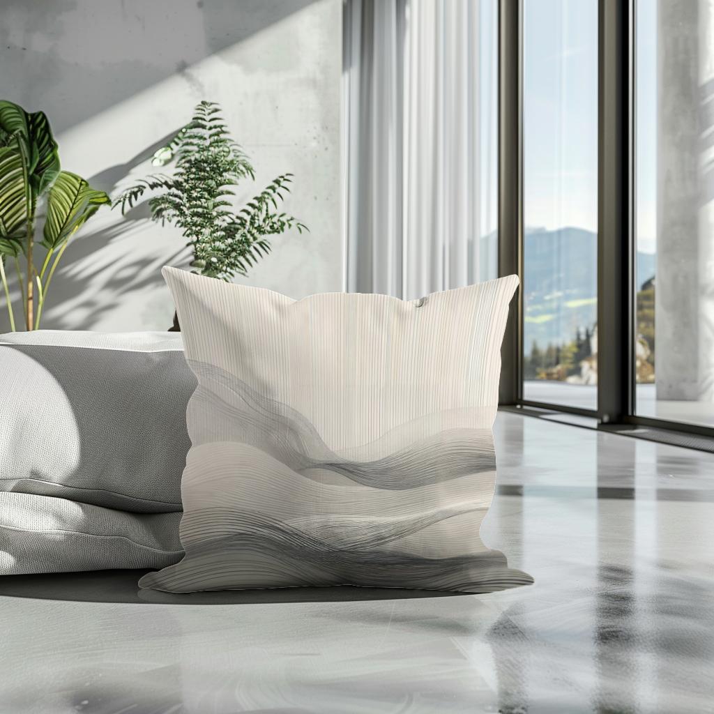 Minimalist Echoes Cotton Cushion