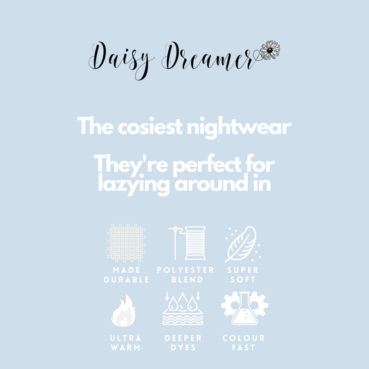 Women's Dusky Pink Teddy Fleece Hooded Robe with Sherpa Lining Ultra-Soft Cosy Dressing Gown for Winter Lounging Various Sizes by Daisy Dreamer