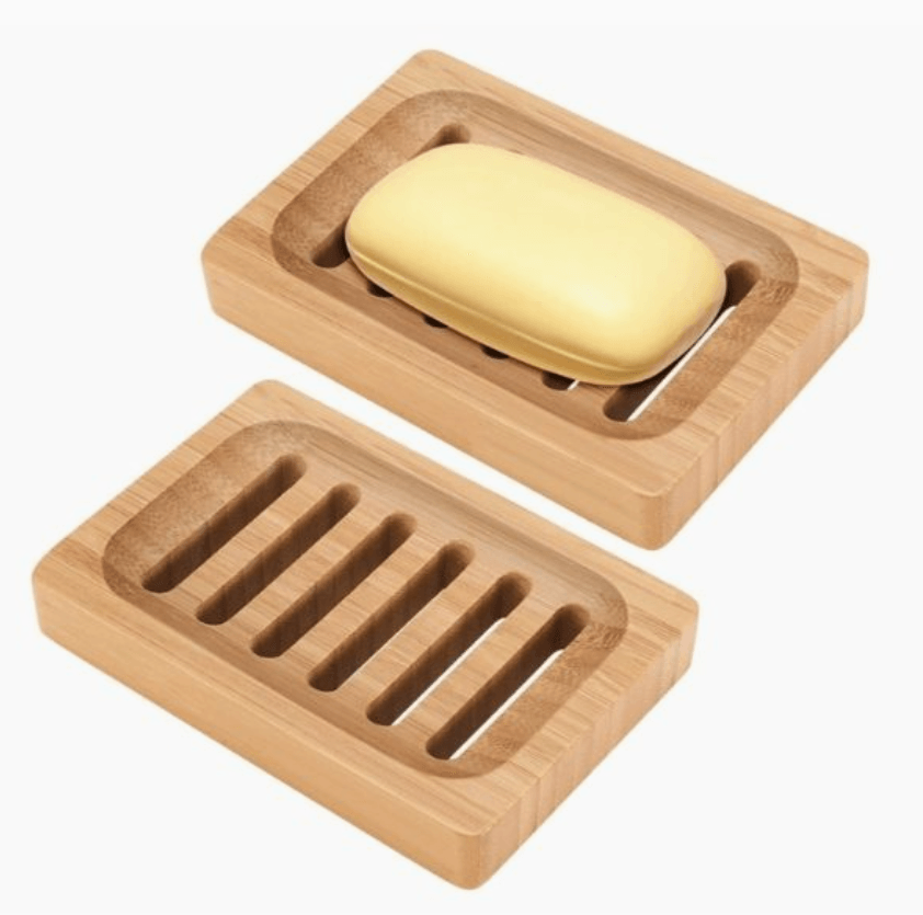 Wooden Soap Tray, Rectangular Shape Tray For Soap Bars
