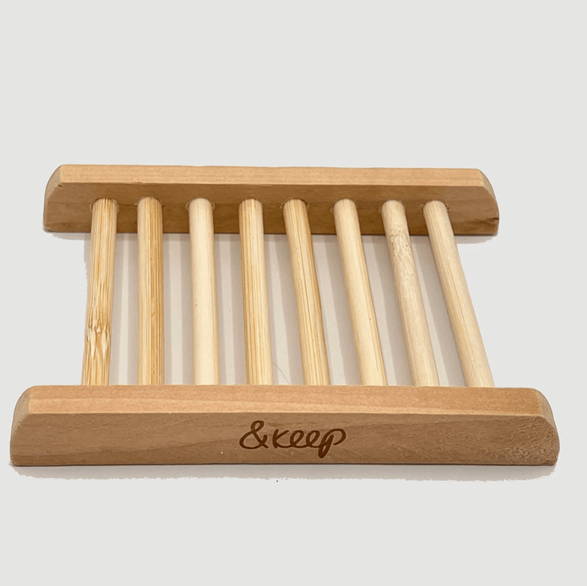 Wooden Soap Tray, Rectangular Shape With Draining Tray For Soap Bars