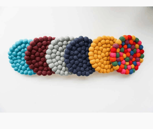 Wool Felt Hand Made Coaster