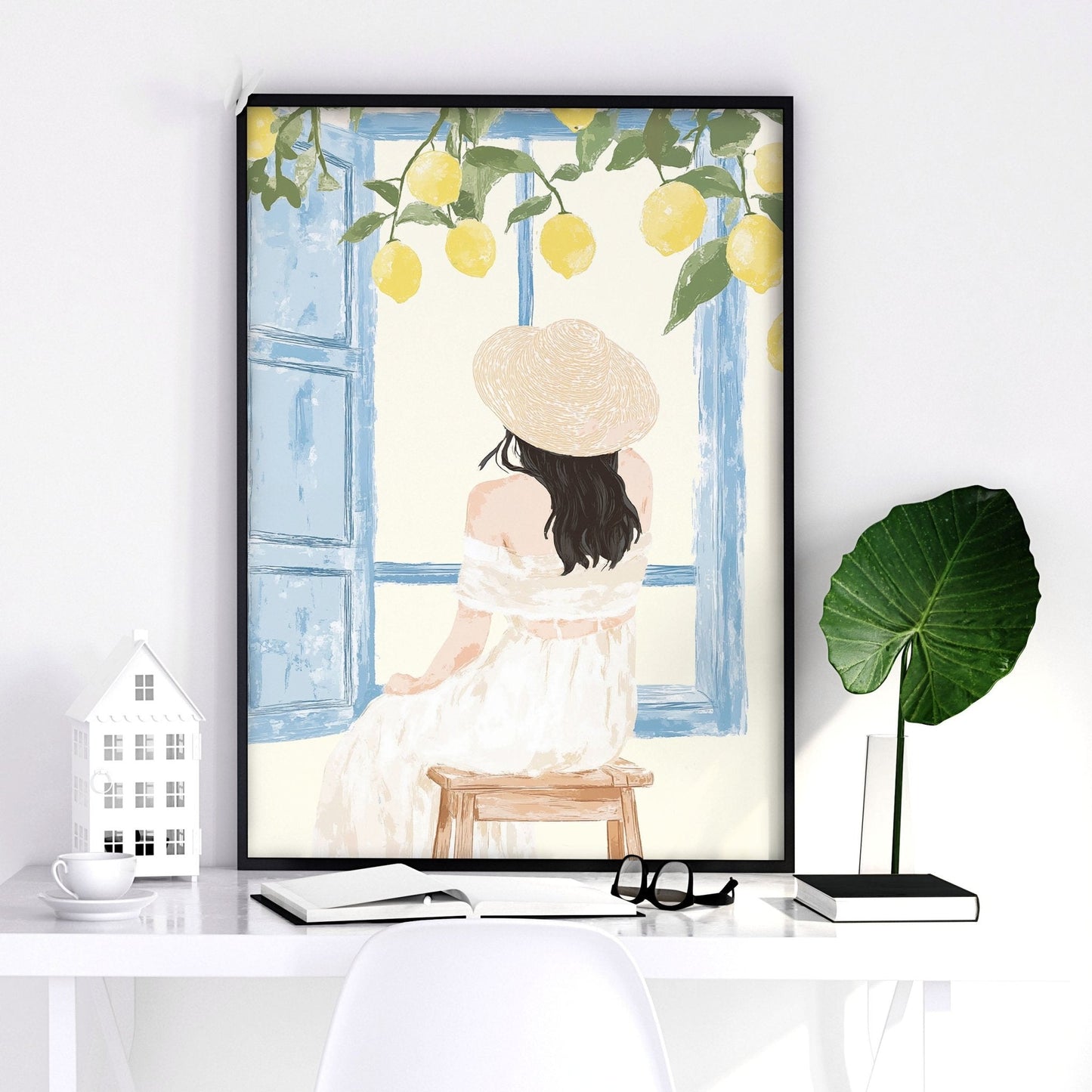 Workplace office decor | Set of 3 Italian Lifestyle Wall art Prints