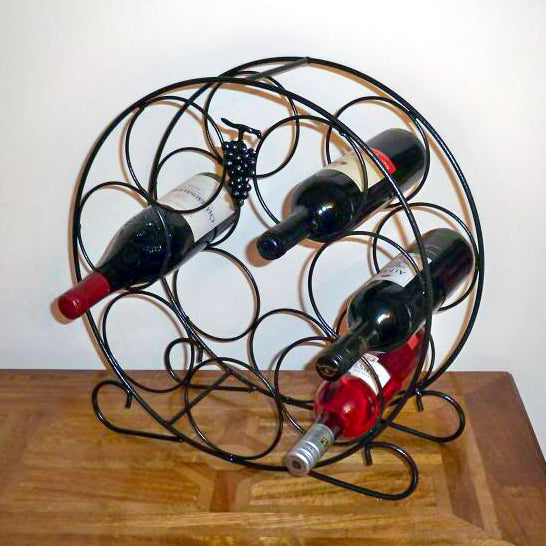 PoppyForge 7 Bottle Wine Rack