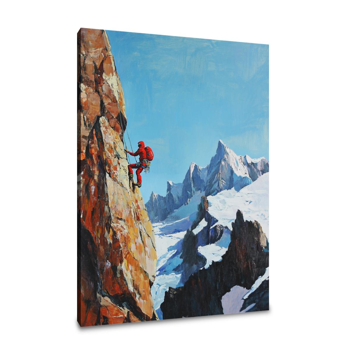 Climber's Ascent Canvas