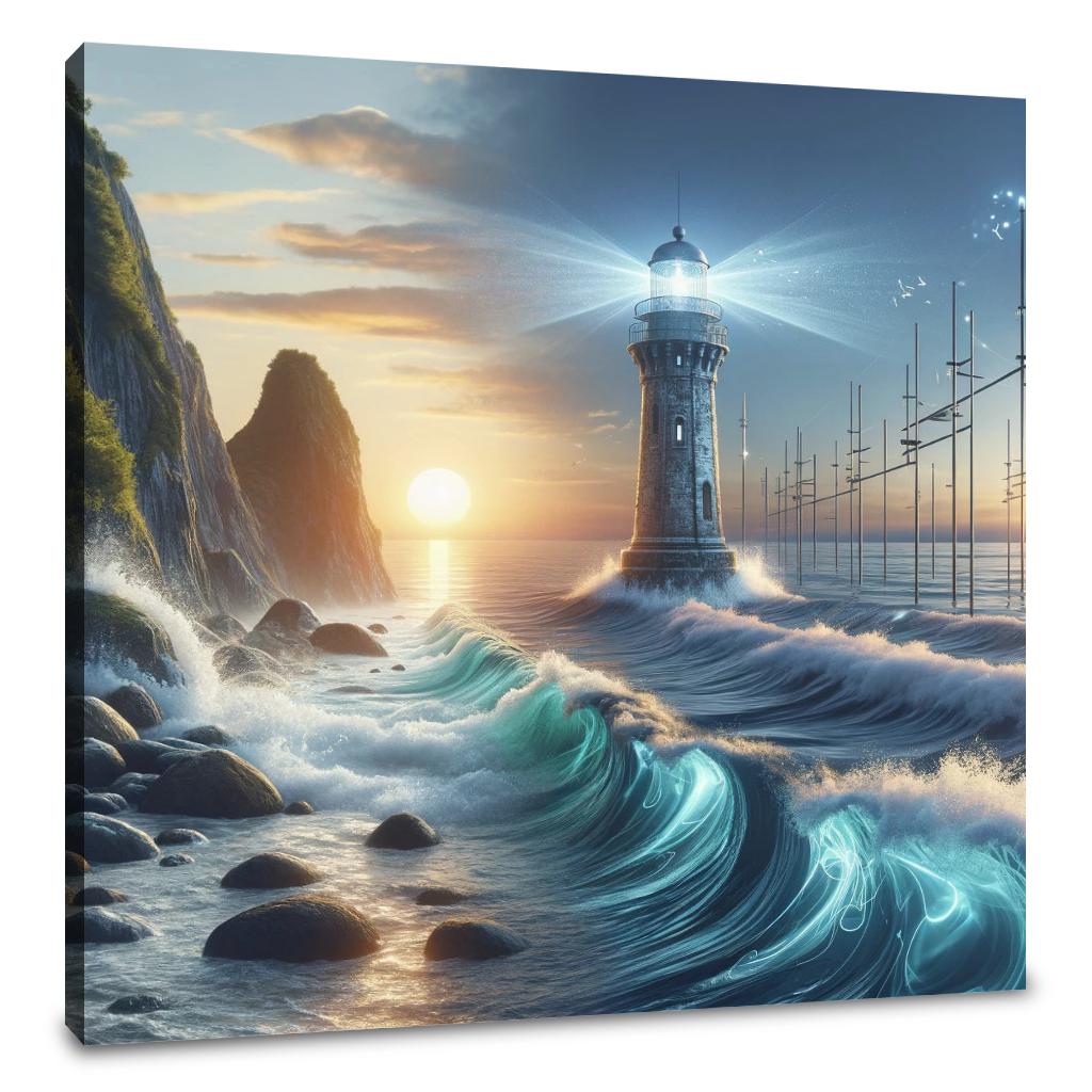 Serenity Shores Beacon Canvas