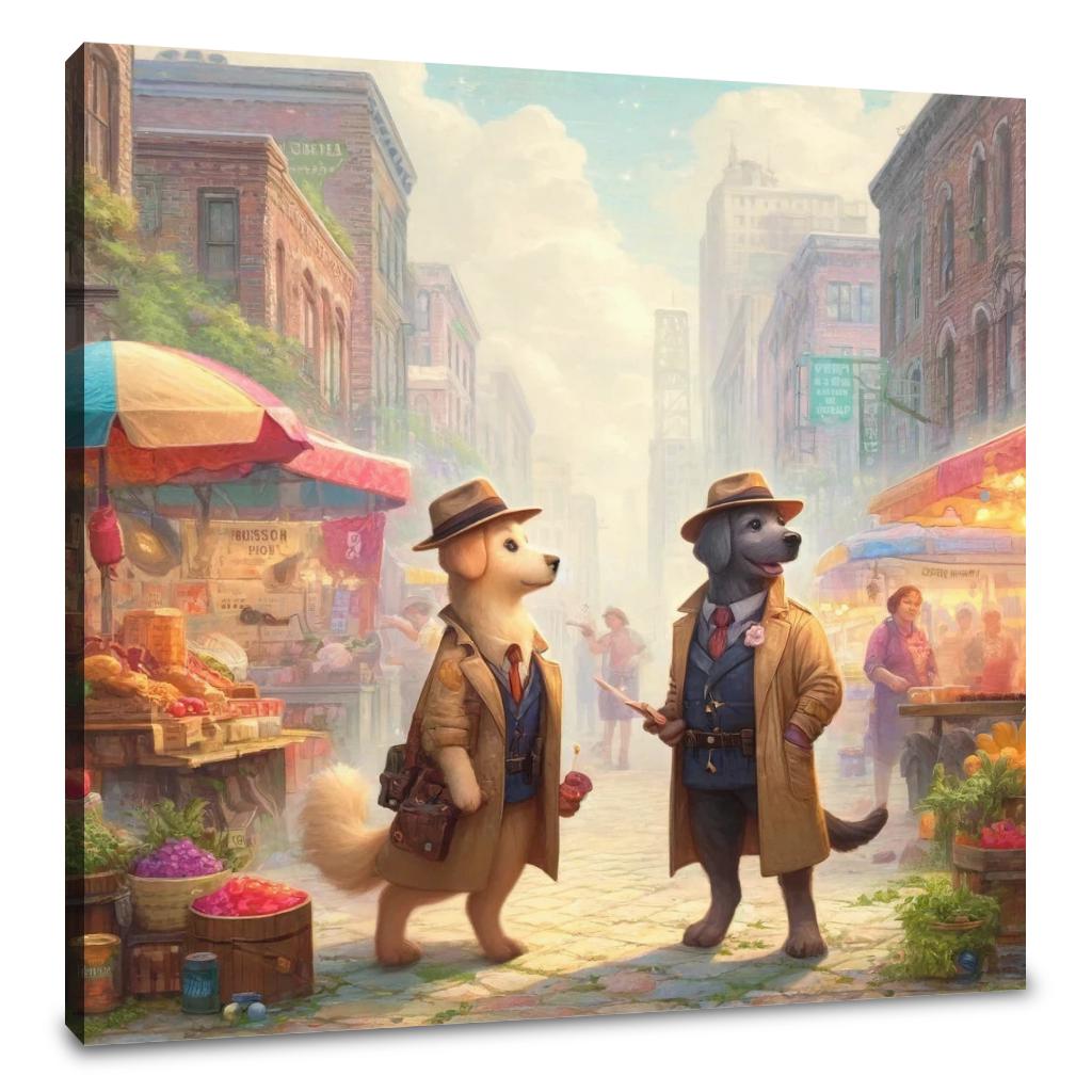 Market Mystery Canvas