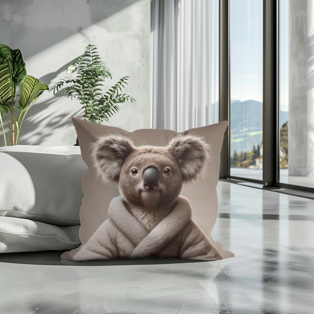 Serenity Koala Cotton Cushion