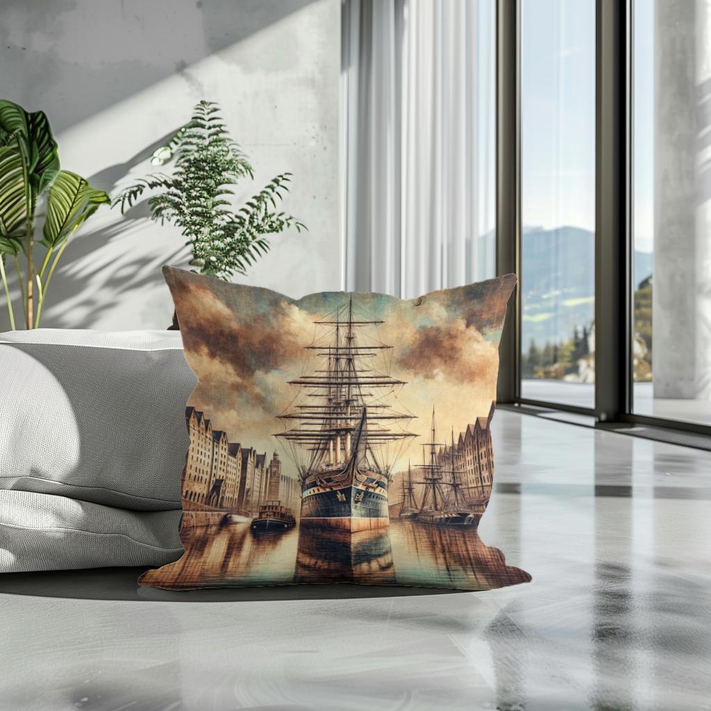 Bristol's Victorian Heritage Cotton Cushion
