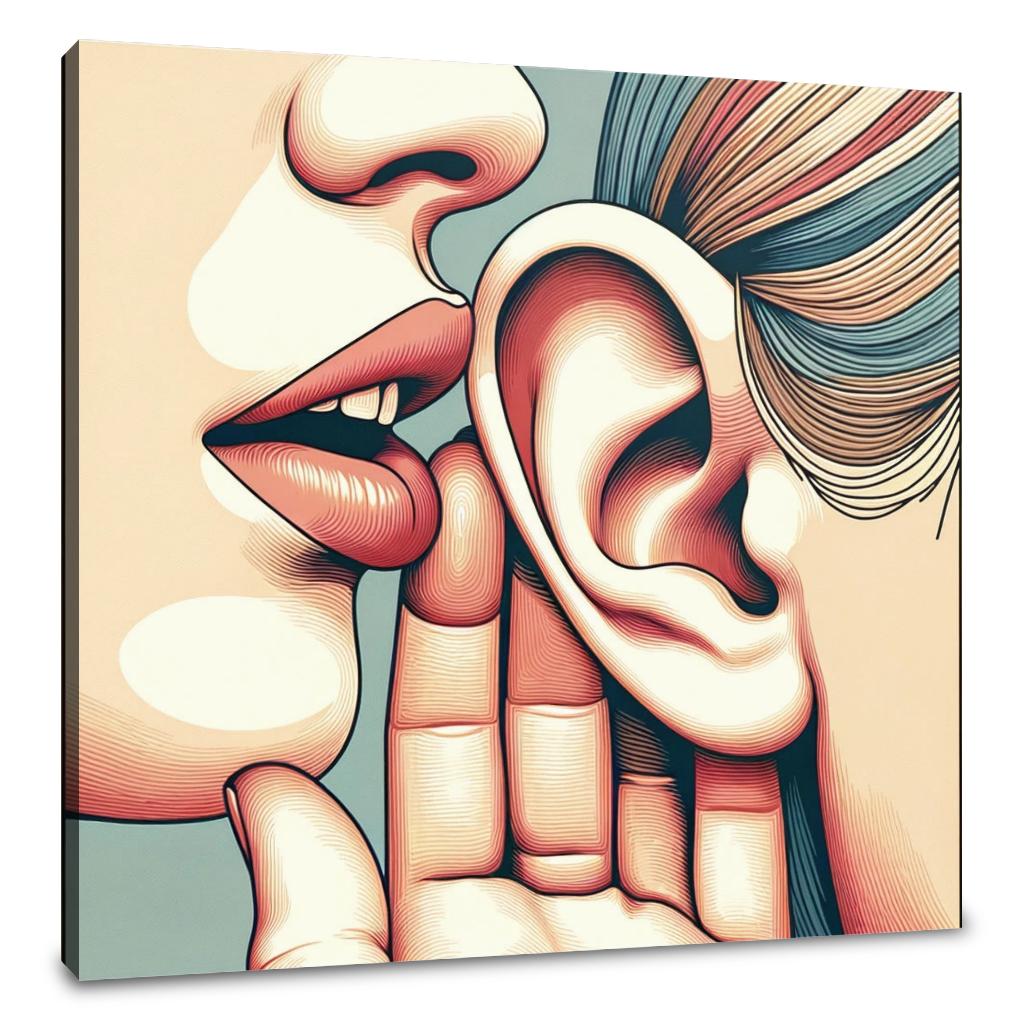 Intimate Whisper Canvas