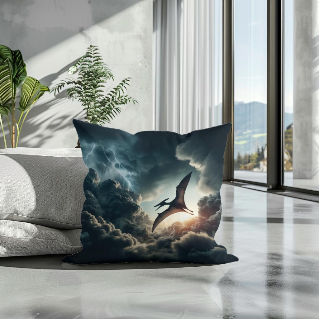 Storm Rider Pterodactyl Cotton Cushion