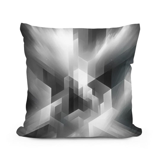 Monochrome Mystique Cotton Cushion