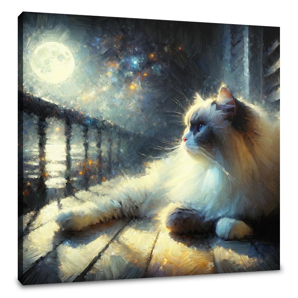 Moonlit Serenity Canvas