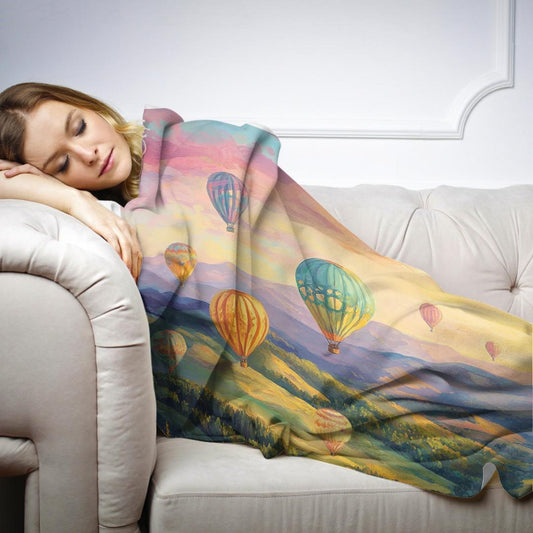 Whimsical Balloon Dream Blanket