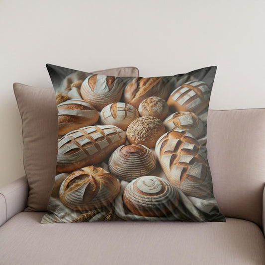 Artisan Bread Array Cotton Cushion