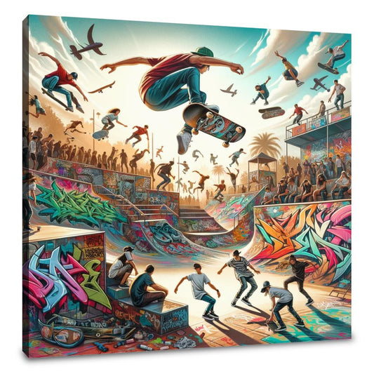 Graffiti, Skate, Murals Canvas