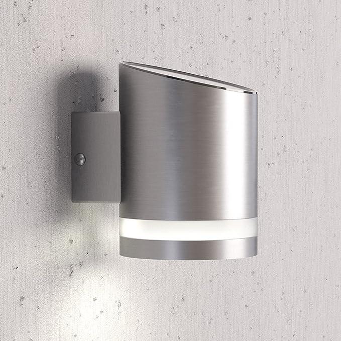 Silver Solar Motion Down Wall Light Sign Light