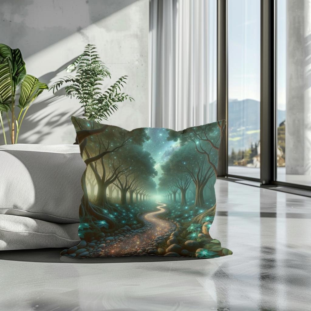 Galactic Trail Cotton Cushion