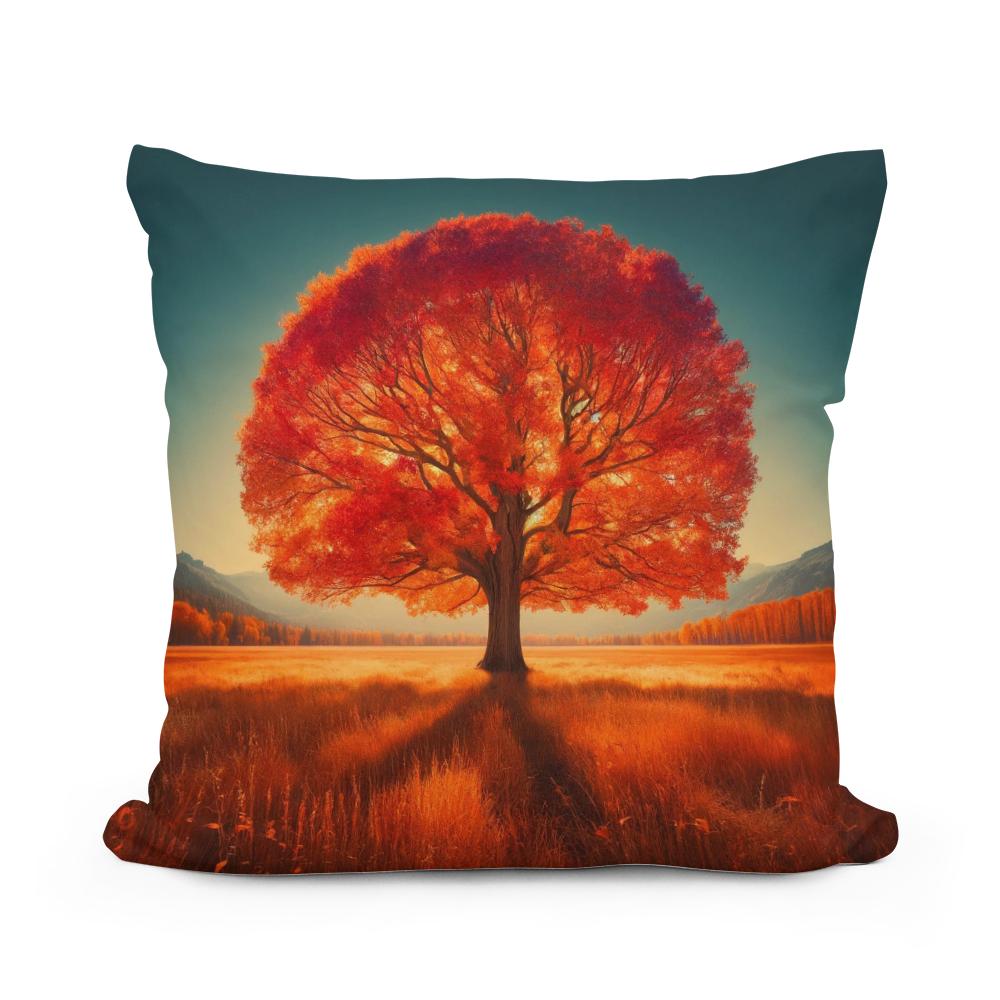 Autumn Solitude Cotton Cushion