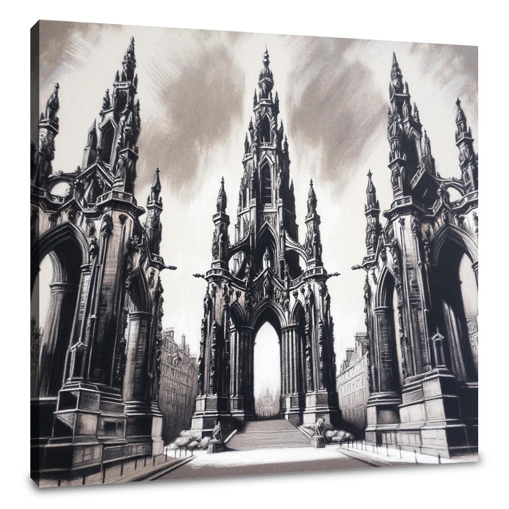 Edinburgh Gothic Elegance Canvas