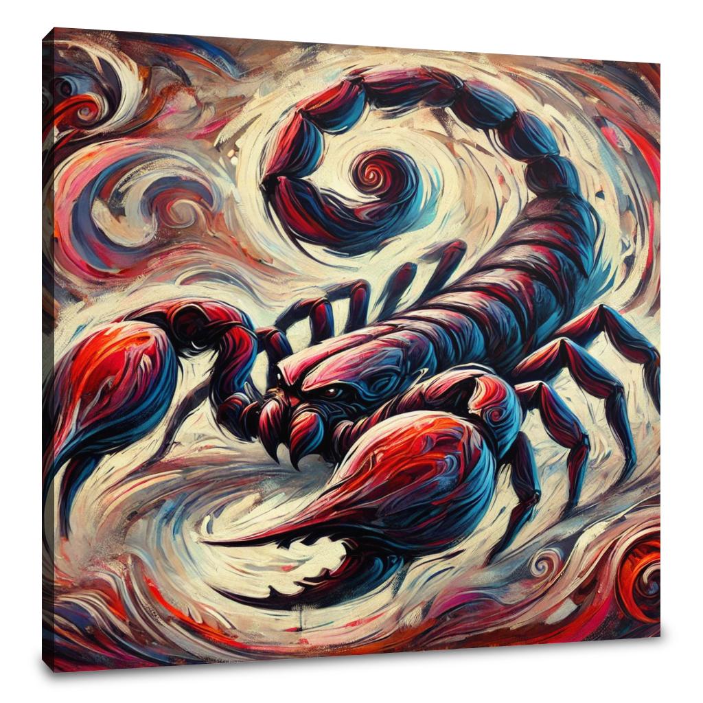 Furious Scorpion Canvas