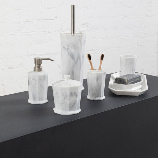 Riviera Grey Cotton Jar